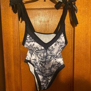 Blue One Pieces Swim